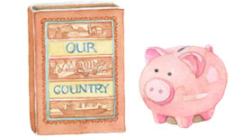 Artifact: Storybook & Piggy Bank